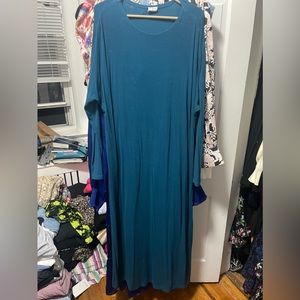 Dress blank maxi ribbed dress